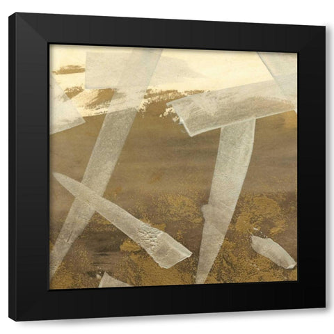 Golden Rule VI Black Modern Wood Framed Art Print by Meagher, Megan