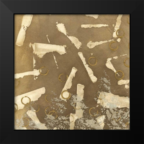 Golden Rule VII Black Modern Wood Framed Art Print by Meagher, Megan