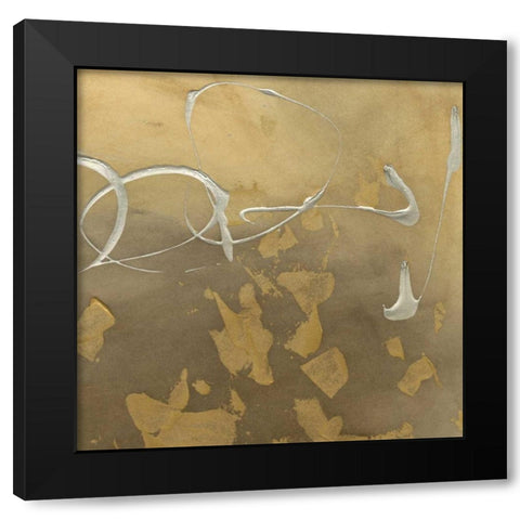 Golden Rule VIII Black Modern Wood Framed Art Print with Double Matting by Meagher, Megan