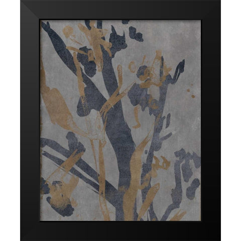 Traces I Black Modern Wood Framed Art Print by Archie, Kate