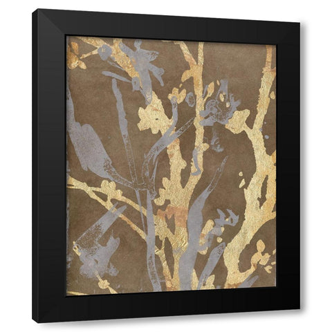 Traces IV Black Modern Wood Framed Art Print by Archie, K.