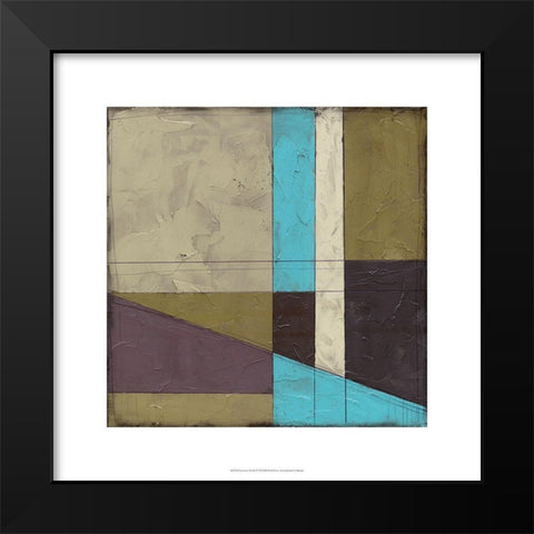 Geometric Sketch I Black Modern Wood Framed Art Print by Goldberger, Jennifer