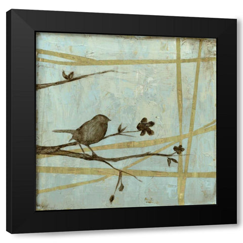 Woodland Respite II Black Modern Wood Framed Art Print with Double Matting by Goldberger, Jennifer