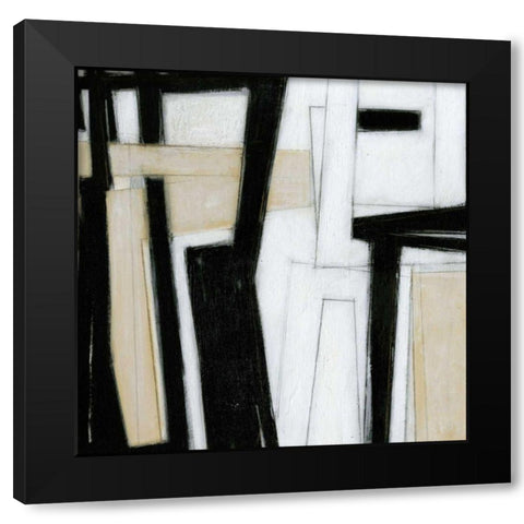 New Bridges I Black Modern Wood Framed Art Print with Double Matting by Wyatt Jr., Norman