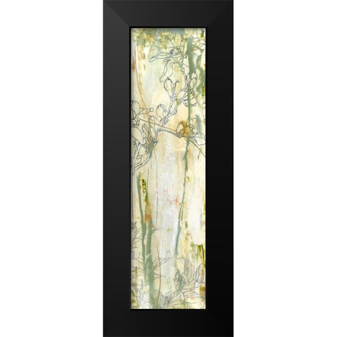 Fluid Motion IV Black Modern Wood Framed Art Print by Goldberger, Jennifer