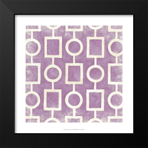 Modern Symmetry IV Black Modern Wood Framed Art Print by Zarris, Chariklia