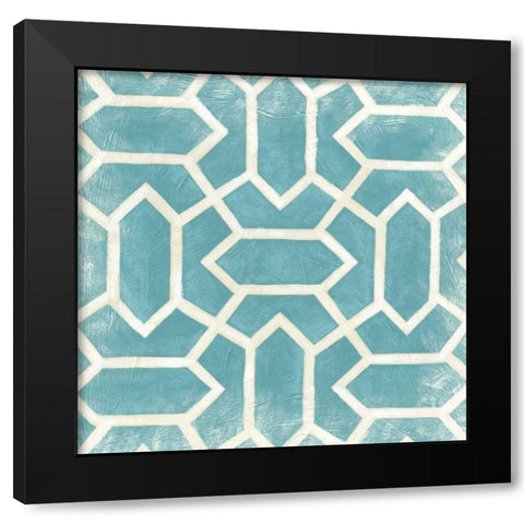 Modern Symmetry V Black Modern Wood Framed Art Print with Double Matting by Zarris, Chariklia