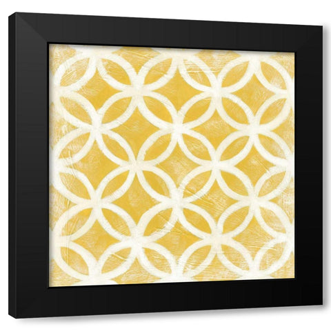 Modern Symmetry VII Black Modern Wood Framed Art Print with Double Matting by Zarris, Chariklia