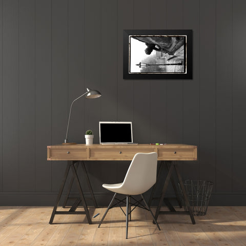 Glimpses of Prague I Black Modern Wood Framed Art Print by DeNardo, Laura