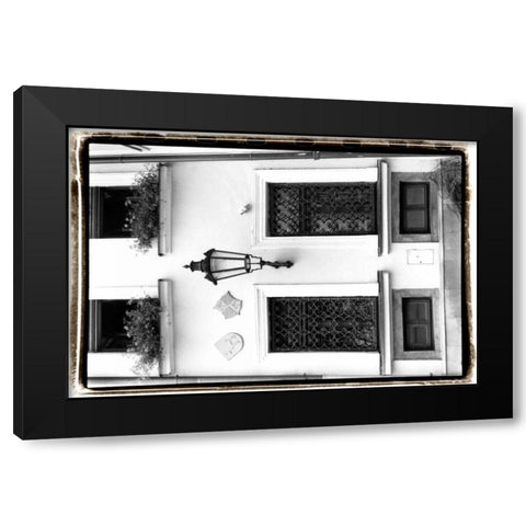 Glimpses of Prague V Black Modern Wood Framed Art Print with Double Matting by DeNardo, Laura