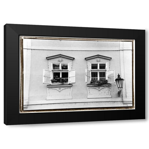 Glimpses of Prague VI Black Modern Wood Framed Art Print by DeNardo, Laura