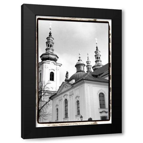 Splendors of Prague II Black Modern Wood Framed Art Print by DeNardo, Laura