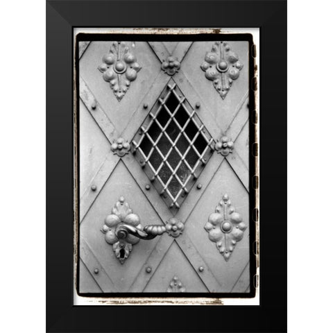 Distinguished Doors I Black Modern Wood Framed Art Print by DeNardo, Laura