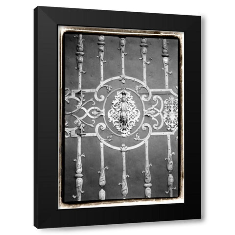 Distinguished Doors II Black Modern Wood Framed Art Print by DeNardo, Laura