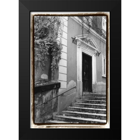 Passing through Prague I Black Modern Wood Framed Art Print by DeNardo, Laura