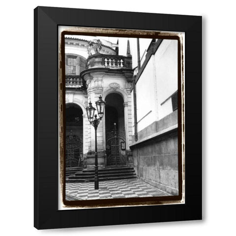 Passing through Prague III Black Modern Wood Framed Art Print with Double Matting by DeNardo, Laura