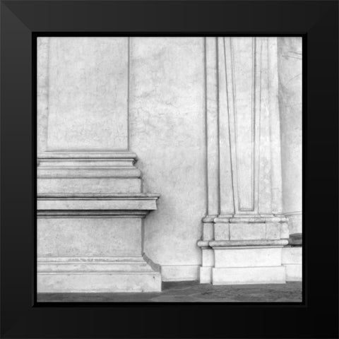 Enduring Composition IV Black Modern Wood Framed Art Print by DeNardo, Laura