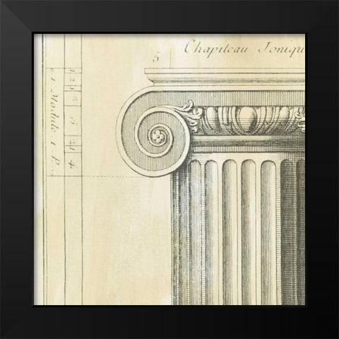 Decorative Elegance II Black Modern Wood Framed Art Print by Harper, Ethan