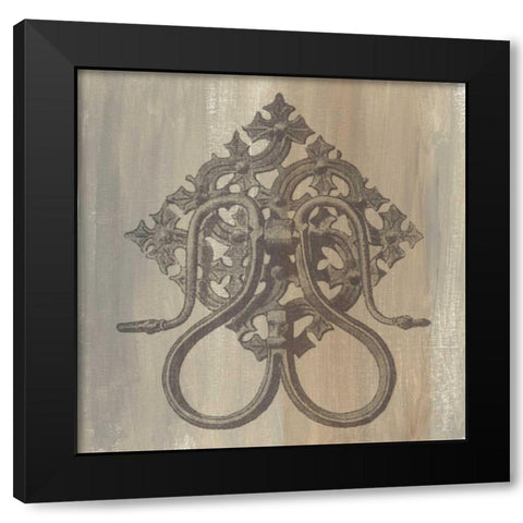 Decorative Elegance III Black Modern Wood Framed Art Print by Harper, Ethan