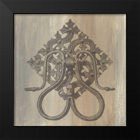 Decorative Elegance III Black Modern Wood Framed Art Print by Harper, Ethan