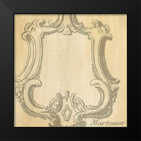 Decorative Elegance IV Black Modern Wood Framed Art Print by Harper, Ethan