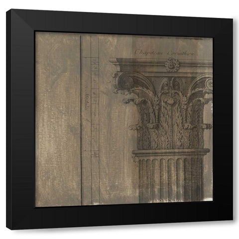 Decorative Elegance VIII Black Modern Wood Framed Art Print with Double Matting by Harper, Ethan