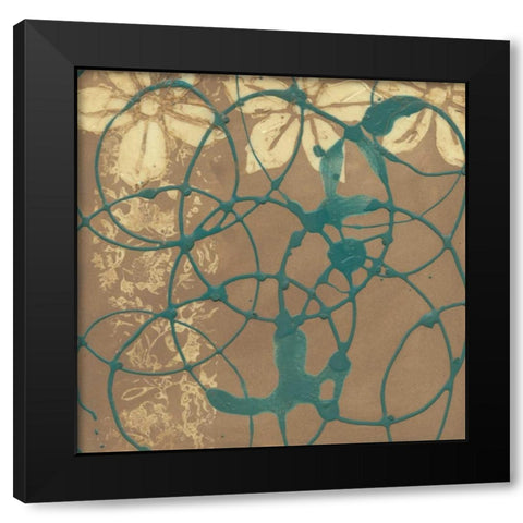 Axis I Black Modern Wood Framed Art Print by Goldberger, Jennifer