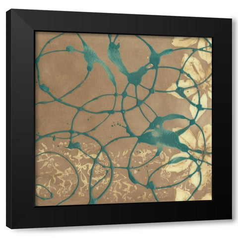 Axis II Black Modern Wood Framed Art Print by Goldberger, Jennifer