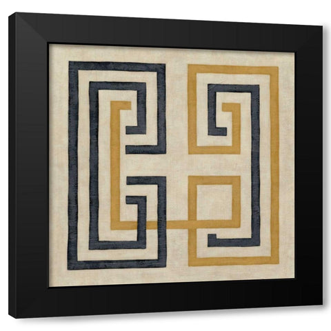 Diversion III Black Modern Wood Framed Art Print by Zarris, Chariklia