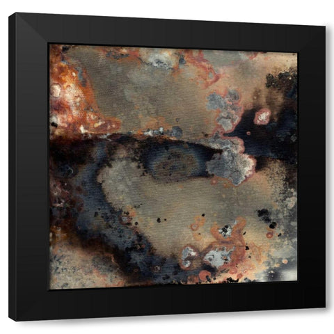 Pangea IV Black Modern Wood Framed Art Print by Archie, K.
