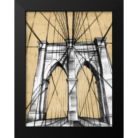 Modern Engineering I Black Modern Wood Framed Art Print by Harper, Ethan