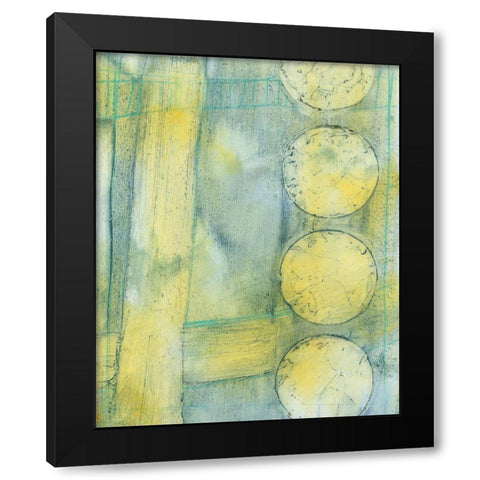 Energy II Black Modern Wood Framed Art Print by Goldberger, Jennifer