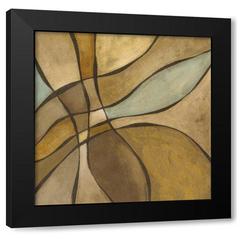 Desert Oasis II Black Modern Wood Framed Art Print with Double Matting by Meagher, Megan