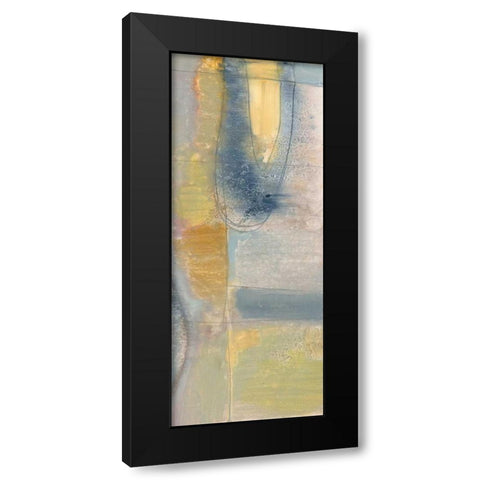 Pastel Fusion I Black Modern Wood Framed Art Print with Double Matting by Goldberger, Jennifer