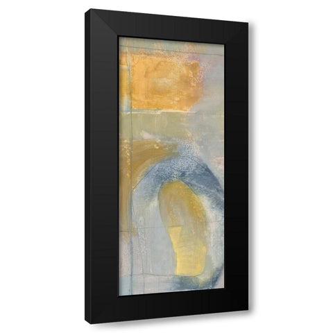 Pastel Fusion II Black Modern Wood Framed Art Print with Double Matting by Goldberger, Jennifer