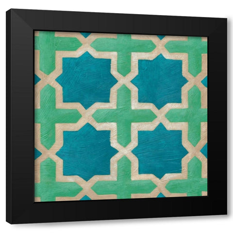 Brilliant Symmetry I Black Modern Wood Framed Art Print with Double Matting by Zarris, Chariklia