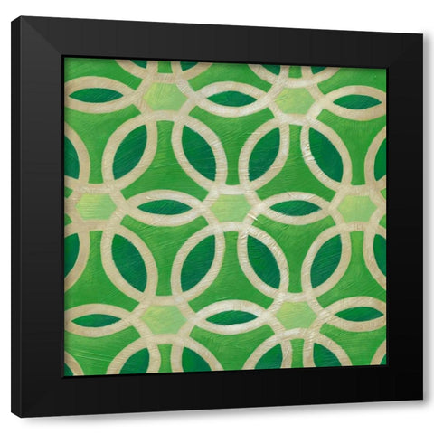 Brilliant Symmetry III Black Modern Wood Framed Art Print with Double Matting by Zarris, Chariklia