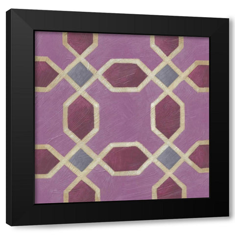 Brilliant Symmetry V Black Modern Wood Framed Art Print with Double Matting by Zarris, Chariklia