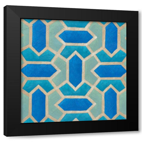 Brilliant Symmetry VIII Black Modern Wood Framed Art Print with Double Matting by Zarris, Chariklia