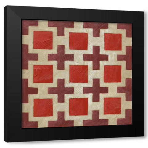 Brilliant Symmetry IX Black Modern Wood Framed Art Print with Double Matting by Zarris, Chariklia