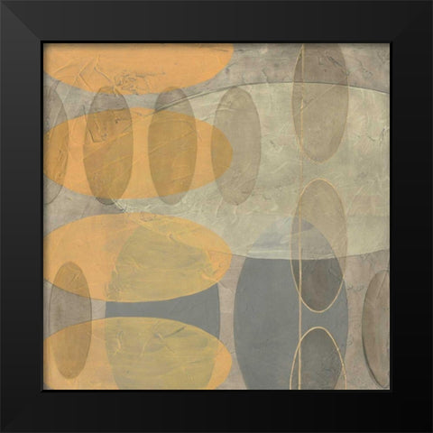 Custom Muted Echos I Black Modern Wood Framed Art Print by Goldberger, Jennifer