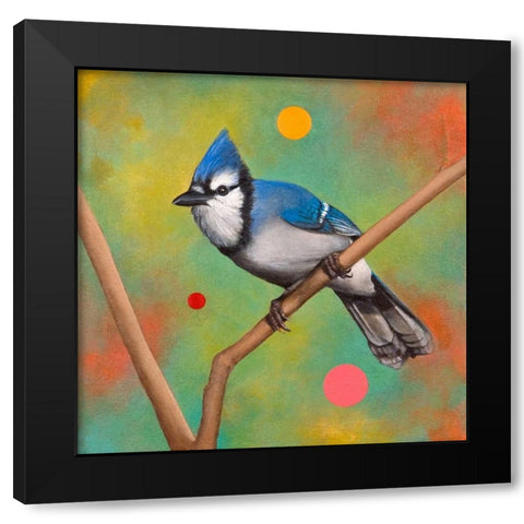 Mysteries of the Universe VI Black Modern Wood Framed Art Print with Double Matting by Evans, Bridget G.