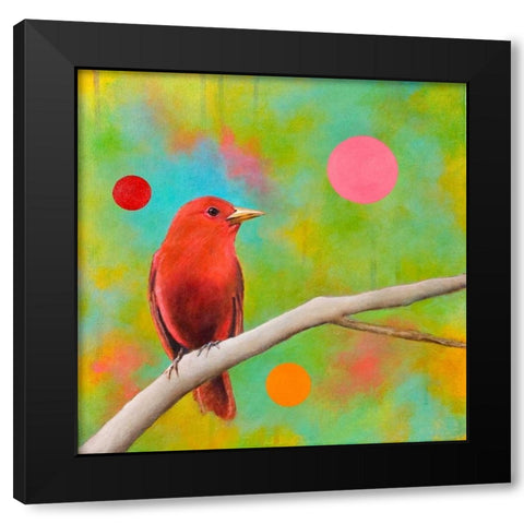 Mysteries of the Universe VII Black Modern Wood Framed Art Print with Double Matting by Evans, Bridget G.