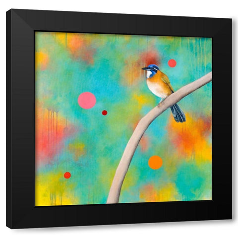 Mysteries of the Universe VIII Black Modern Wood Framed Art Print by Evans, Bridget G.