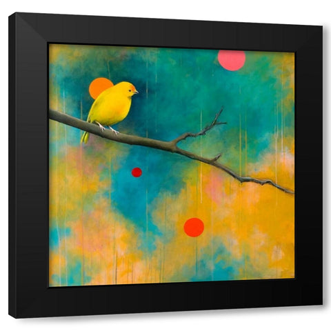 Mysteries of the Universe IX Black Modern Wood Framed Art Print by Evans, Bridget G.