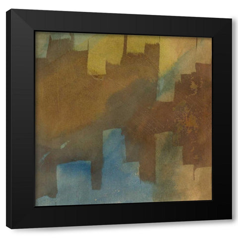 Mediterranean Impressions VI Black Modern Wood Framed Art Print with Double Matting by Meagher, Megan
