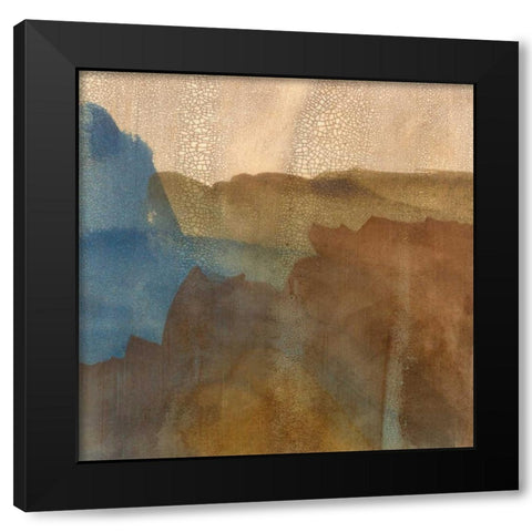 Mediterranean Impressions IX Black Modern Wood Framed Art Print with Double Matting by Meagher, Megan