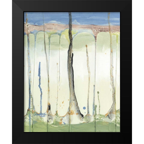 Tributary III Black Modern Wood Framed Art Print by Ludwig, Alicia