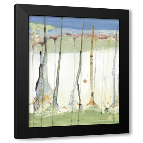 Tributary IV Black Modern Wood Framed Art Print by Ludwig, Alicia