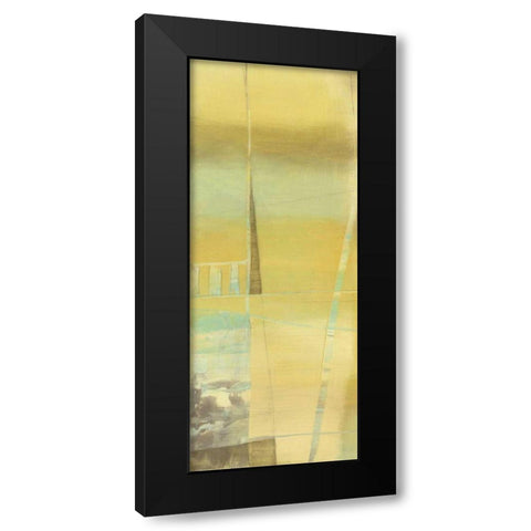 Interconnected I Black Modern Wood Framed Art Print with Double Matting by Goldberger, Jennifer